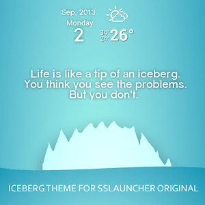 Iceberg Theme ssLauncher OR.apk 1.0