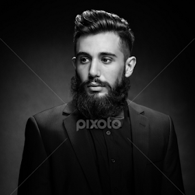Askhan by Attila Zámbó - People Portraits of Men