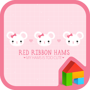 red ribbon hamster dodol theme.apk 4.1