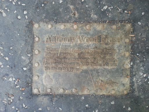 Anthony Wood Frost Plaque