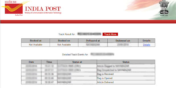 India Post Tracker Screenshots 2