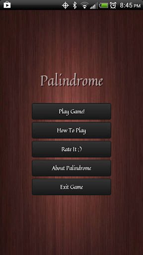 Palindrome