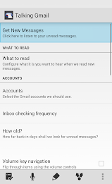 Talking Gmail Reader poster 1