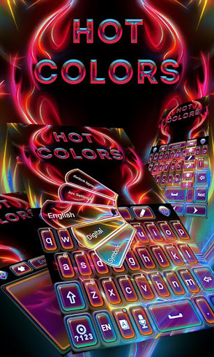 Hot Colors GO Keyboard Theme