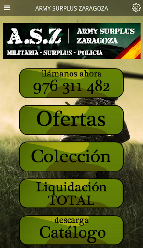 ARMY SURPLUS ZARAGOZA