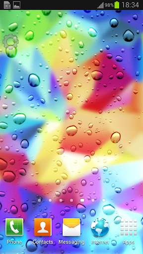 Color Droplets Live Wallpaper