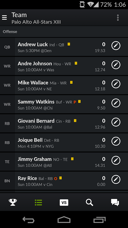 Yahoo Fantasy Football &amp; More - screenshot