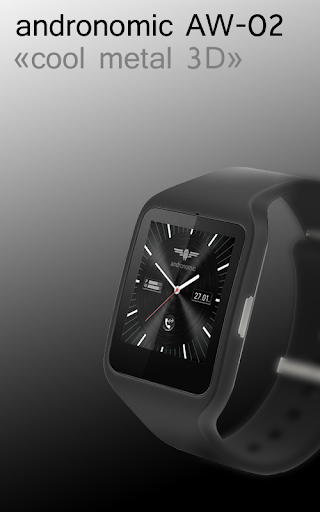 Metal 3DWatch Face AW-02