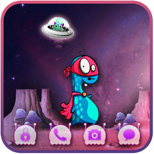 Space Ufo Theme Go Locker LOGO-APP點子