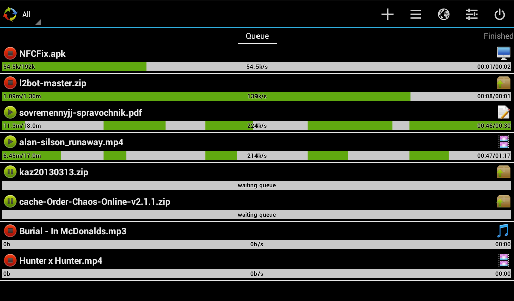 Advanced Download Manager - screenshot