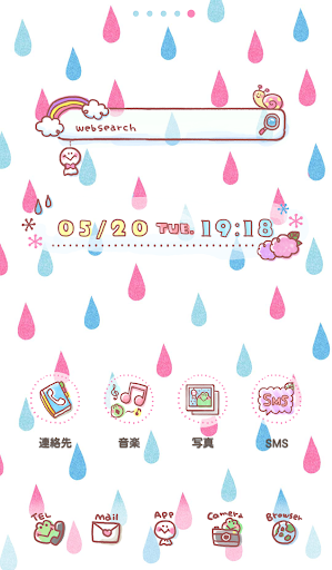 可爱的换肤壁纸★Cute raindrop