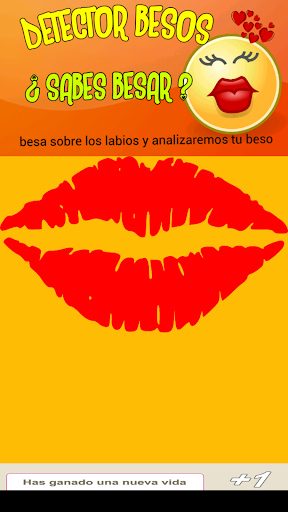 detector besos broma