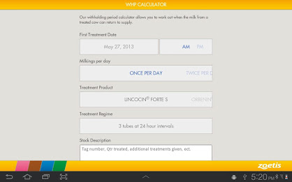 Zoetis WHP Calculator poster 10
