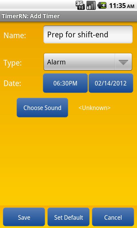 TimerRN Screen 3