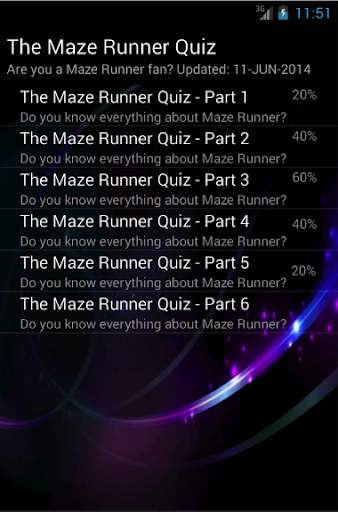 The Maze Runner Book Quiz