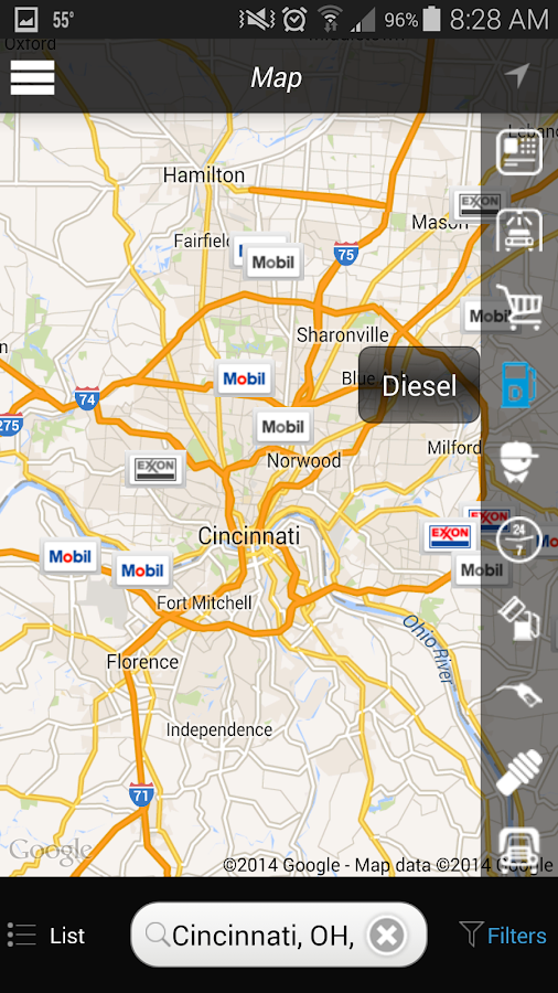 Exxon and Mobil Fuel Finder: Find Gas Stations Near Me