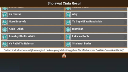 【免費媒體與影片App】Sholawat Cinta Rasul Lengkap-APP點子