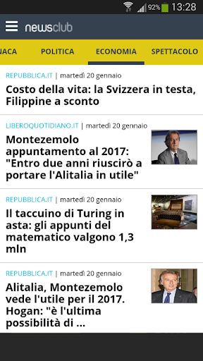 【免費新聞App】Giornali Italiani News Club-APP點子