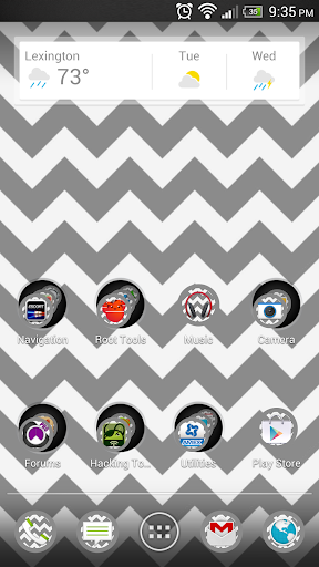 Chevron Silver Theme