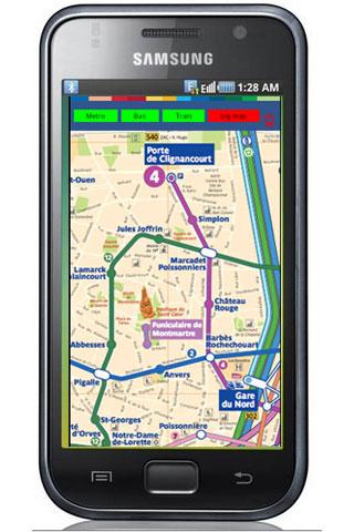 Paris Metro Bus Train Screen 2