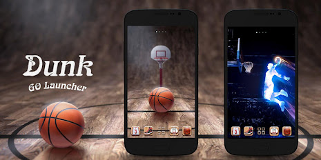 Dunk GO Launcher Theme poster 1