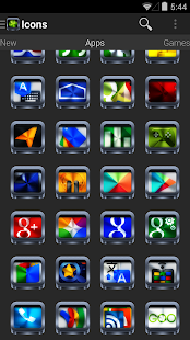 Icon Pack - métal coloré v2 - screenshot thumbnail