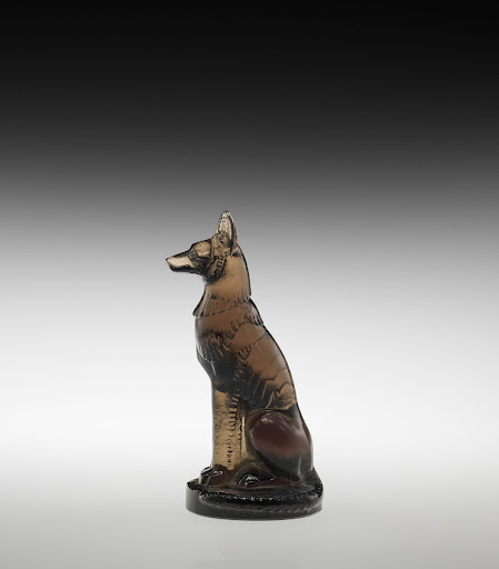 lalique dog figurine