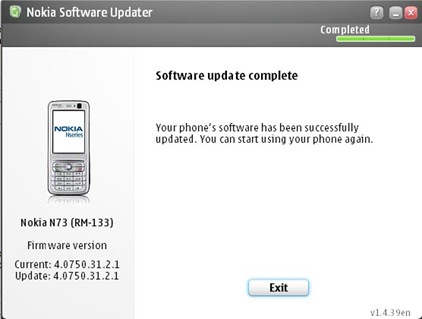 Nokia-UpdateComplete