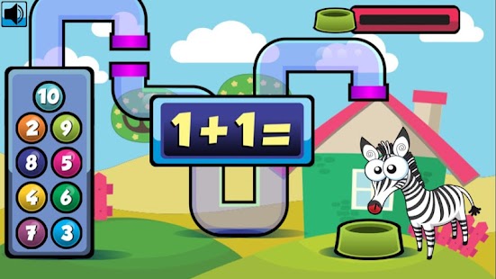 Zebra Kid Game Simple Math Screenshots 10