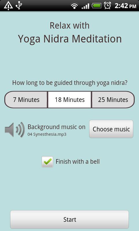 Yoga Nidra Meditation Screen 1