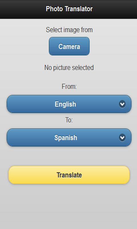 Photo Translator Free Screen 1
