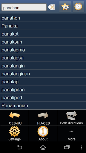 Cebuano Hungarian dictionary