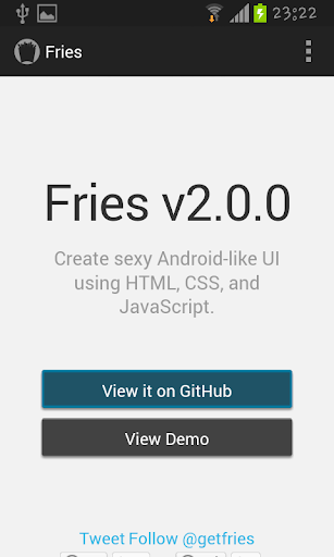 【免費書籍App】Fries 2.0 docs and examples-APP點子