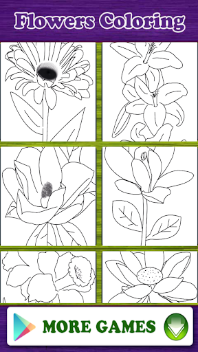 Flowers Coloring Book Game