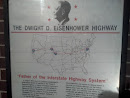 Plaque for Dwight D Eisenhower Highway  