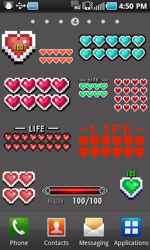 Android application LifeMeter screenshort