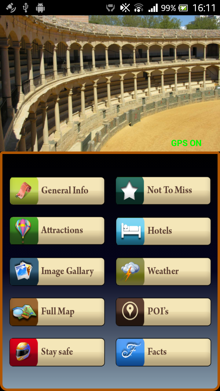 Android application Ronda Offline Map Guide screenshort