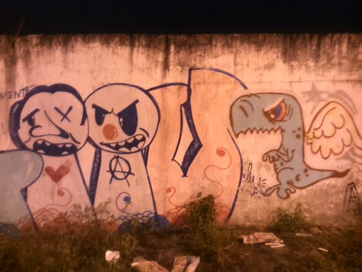 Grafite Casal Brabo E Dragão 