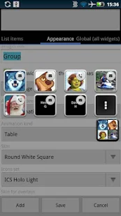 Animated Widget Contact Pro - screenshot thumbnail