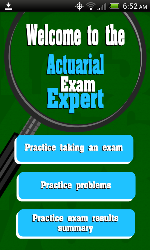 Actuarial Exam Expert P/1 Screen 1
