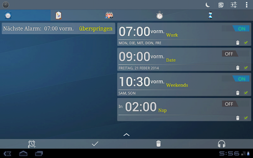 Wecker Alarm Plus Millenium apk cracked download - screenshot thumbnail