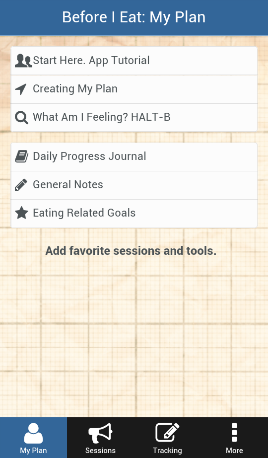 Android application Before I Eat screenshort