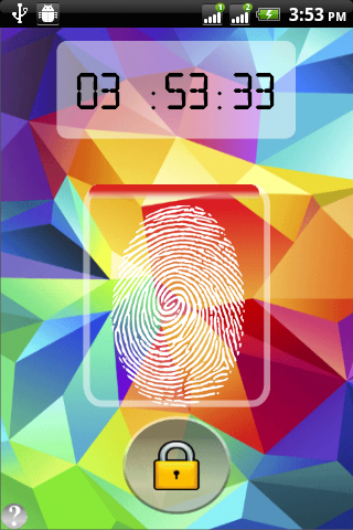 Thumb Scanner Screen Lock