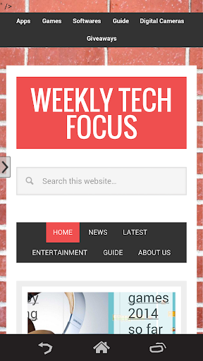 Weekly Tech Focus