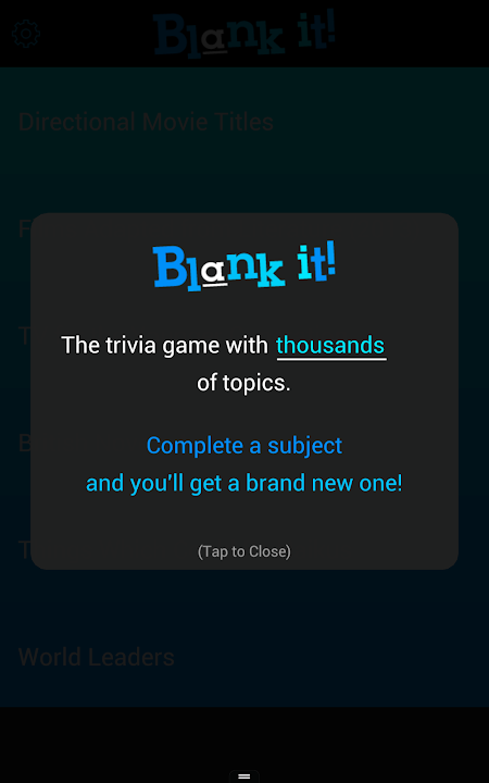 Blank It! - Screenshot 1
