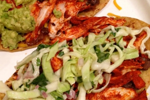Yucatan Grilled Chicken Tostadas