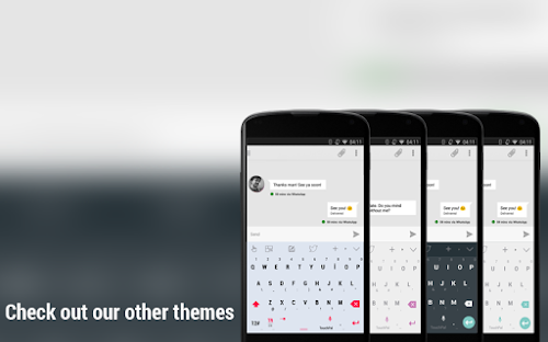 Android application Simple Pink Theme for TouchPal screenshort