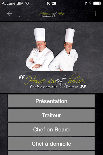 Chef home