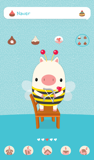 the little piggy dodol theme