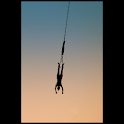 Bungee jump illustrated logo